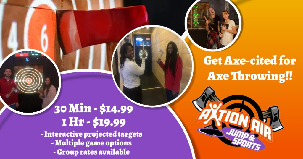 axe throwing poster